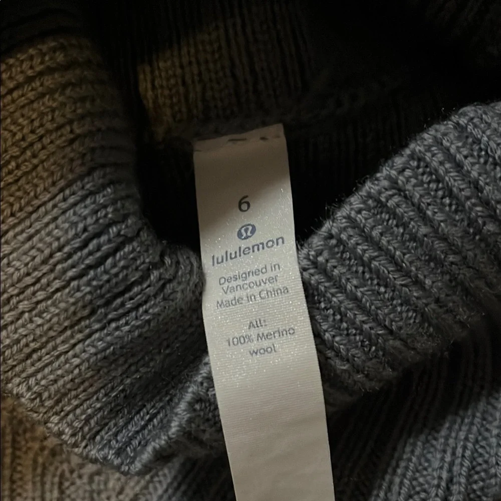 lululemon mock-neck merino wool sweater, 6 - Picture 7 of 7